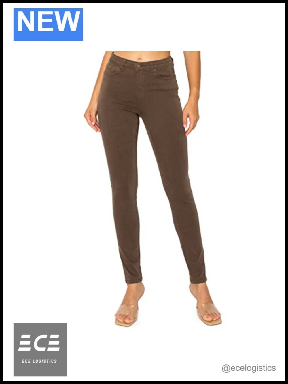 Women's High Rise Skinny Jeans Stretchy Soft Comfy Casual Everyday Pants